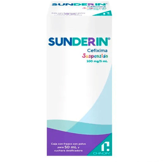 SUNDERIN 100MG 5ML SUSPENSION 50ML