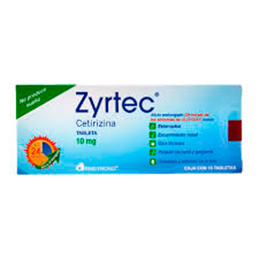 ZYRTEC 10 MG TAB 10