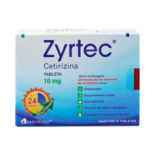 ZYRTEC 10 MG TAB 20