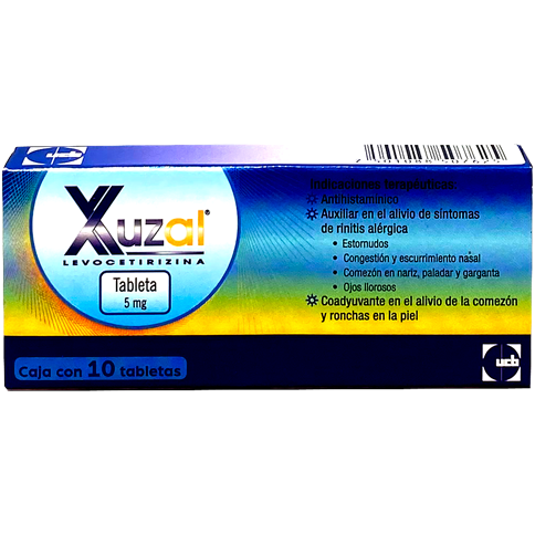 XUZAL 5 MG TAB 10