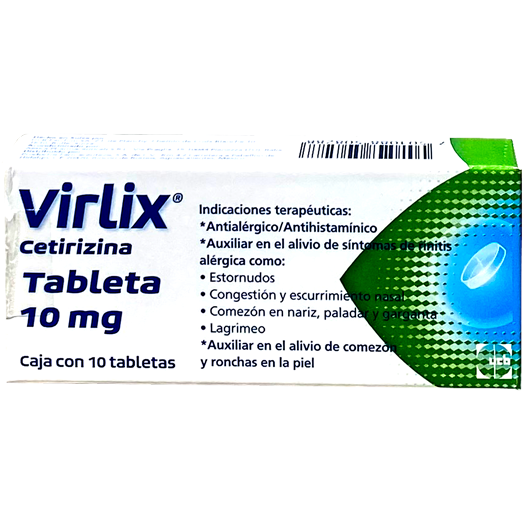 VIRLIX 10 MG TAB 10