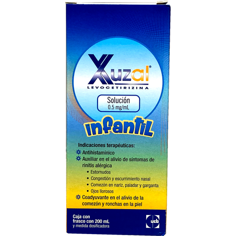 XUZAL 0 5MG INF SOL FCO 200 ML