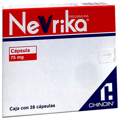 NEVRIKA 75 MG CAPS 28