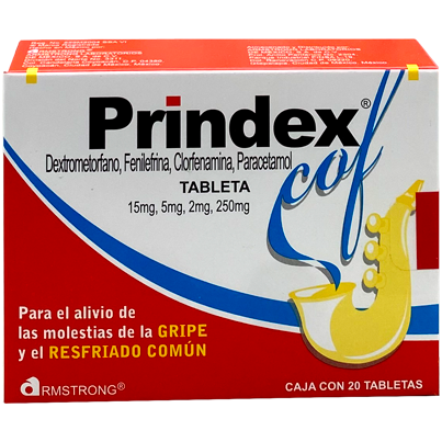 PRINDEX COF 15 5 250 MG TAB 20