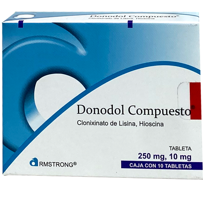 DONODOL COMPUESTO 250MG TAB 10
