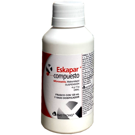 ESKAPAR COMP SUSP 120ML VASO DOSIF