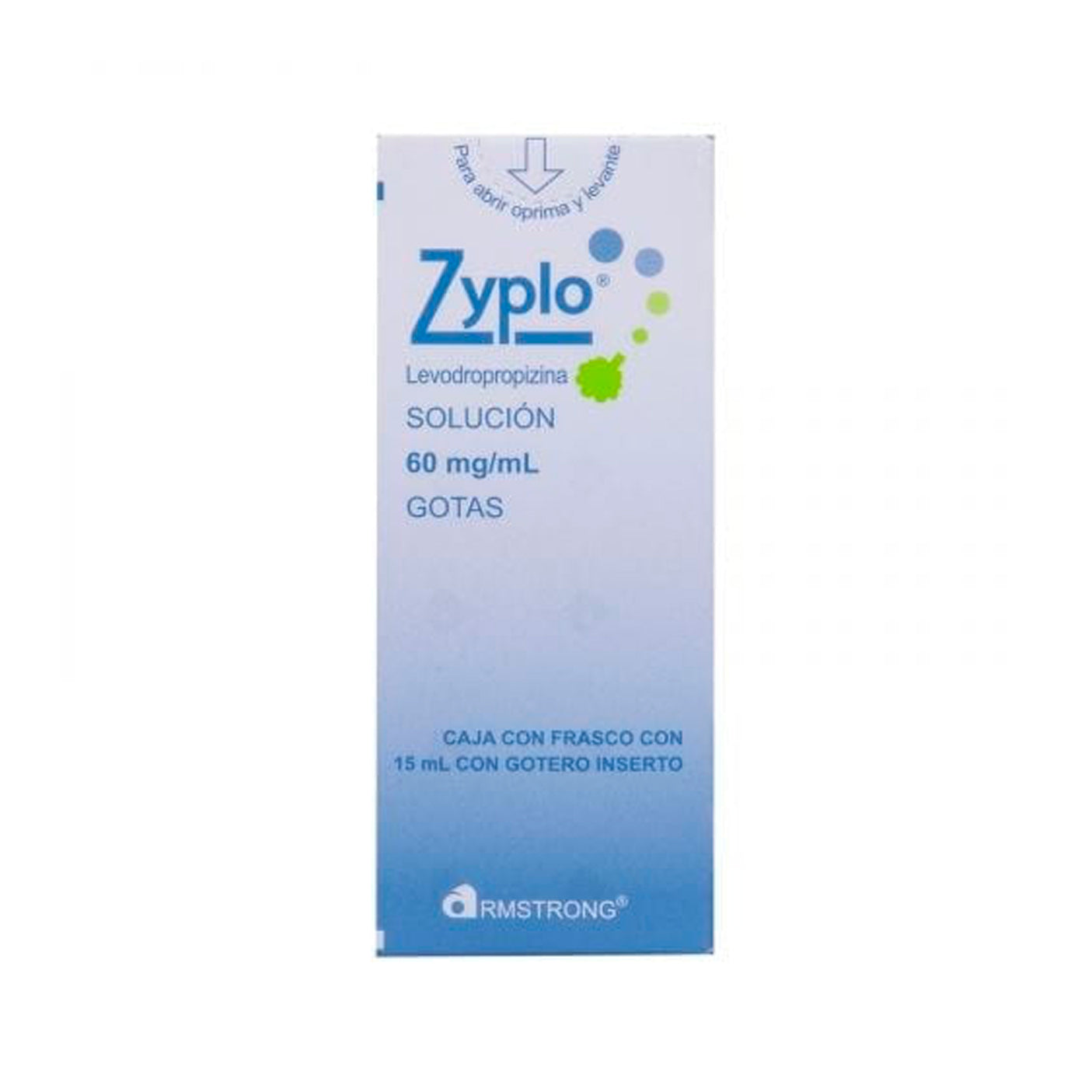 ZYPLO 60MG 1ML SOL GTS 15 ML