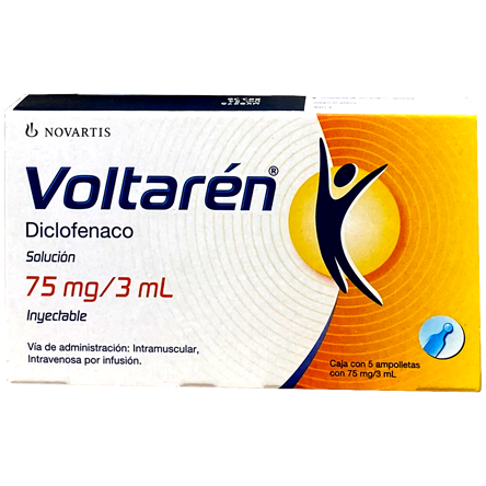 VOLTAREN 75 MG SOL INY 5X3ML