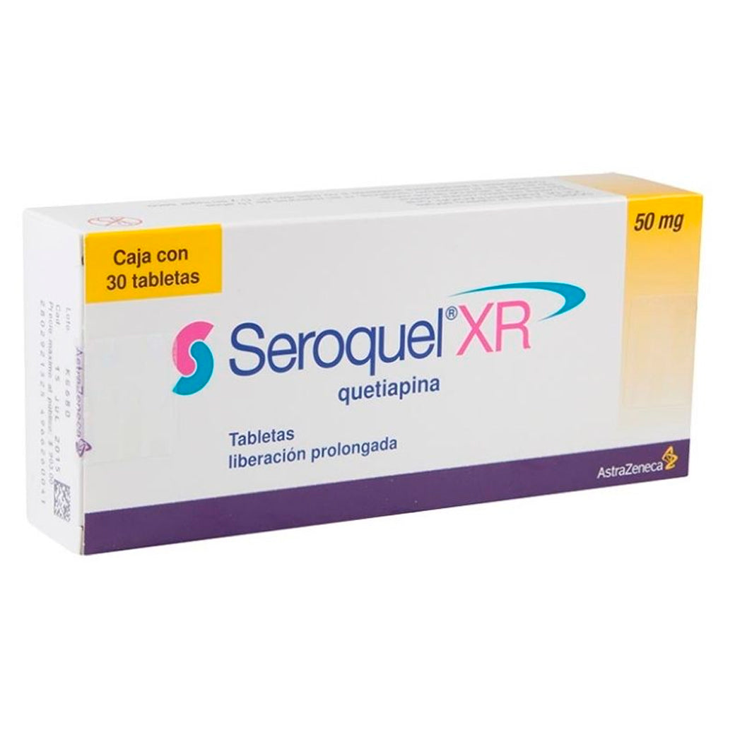 SEROQUEL XR 50 MG TAB LIB PROL 30