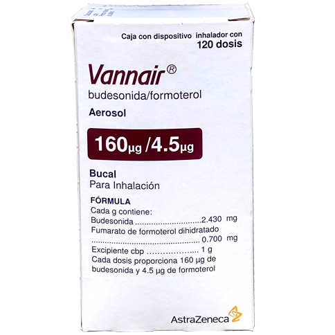 VANNAIR 160 4 5MCGAER120DOSIS518