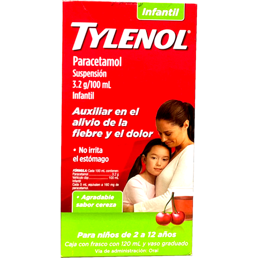 TYLENOL INF CEREZA SUSP 120ML