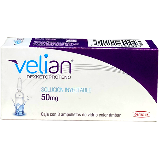 VELIAN SOL INY 50MG AMP C3