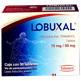 LOBUXAL 75 50 MG 30 TABLETAS