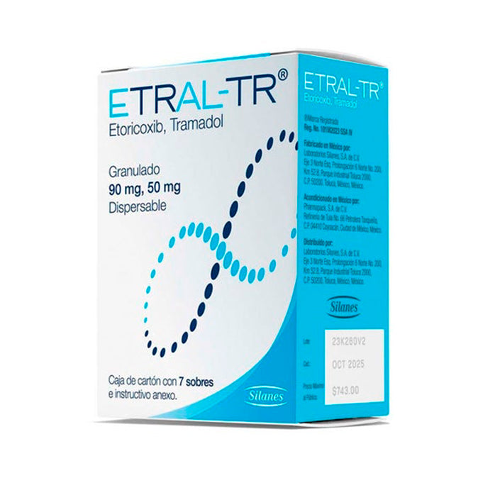 ETRAL TR 90MG 50MG 7 SOBRES