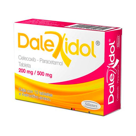 DALEXIDOL 10 TABS 200 500 MG
