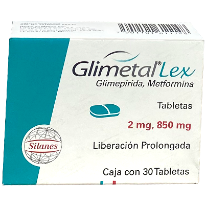 GLIMETAL LEX 850 2 MG TAB 30