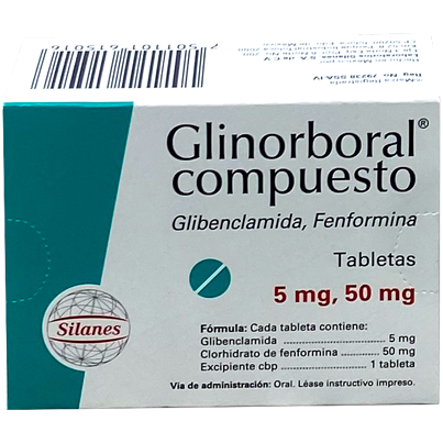 GLINORBORAL COMP 5 50MG TAB40