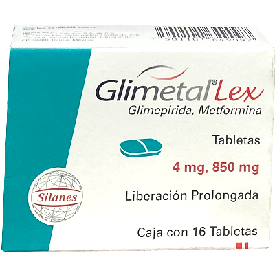 GLIMETAL LEX 850 4 MG TAB 16