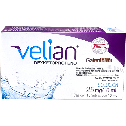 VELIAN 25 MG SOL SB 10X10ML