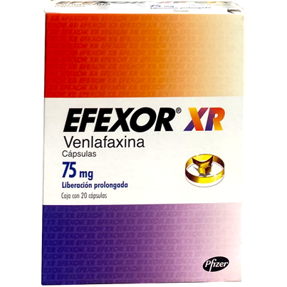 EFEXOR XR 75 MG CAPS 20 570
