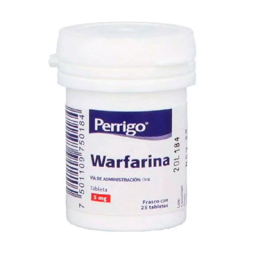 WARFARINA 5MG TAB C25