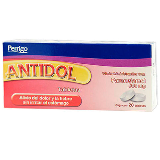 PARACETAMOL ANTIDOL T 20 500MG