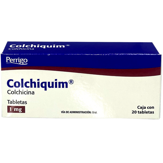 COLCHIQUIM 1 MG TAB 20 COLCHICINA