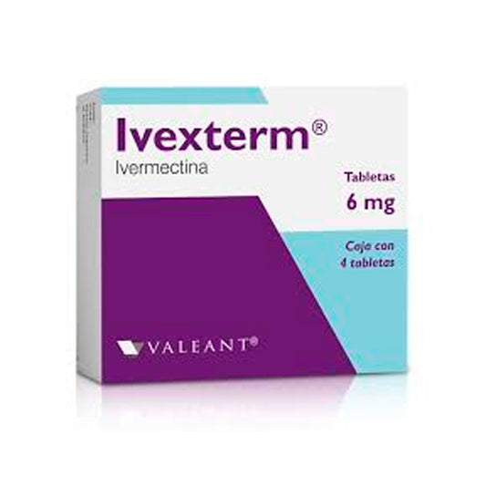 IVEXTERM 6 MG TAB 4 439