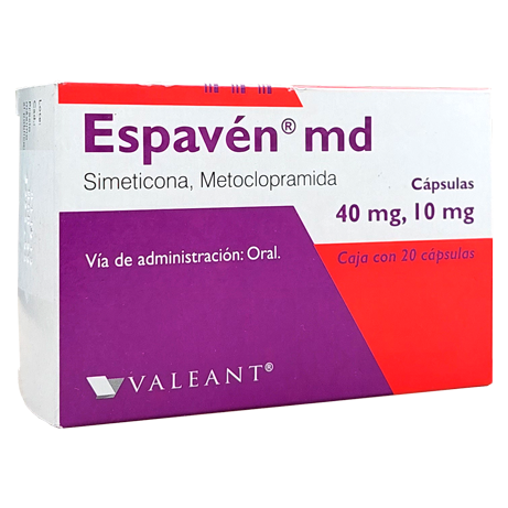 ESPAVEN M D 10 40 MG CAPS 20