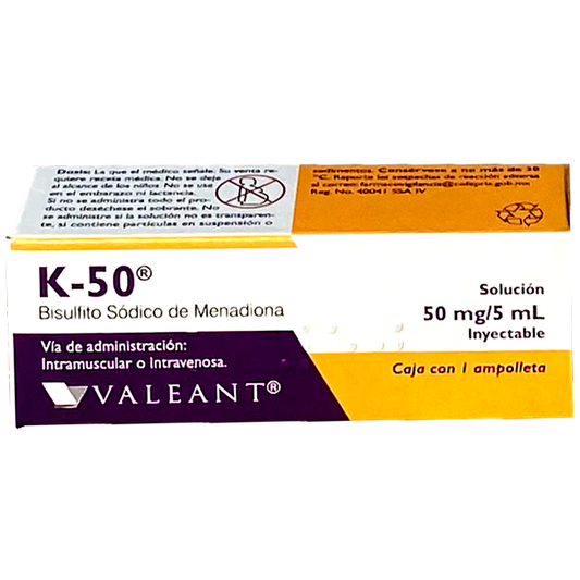 K 50 50 MG AMP 1X5 ML