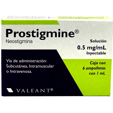 PROSTIGMINE 0 5 MG AMP 6X 1ML