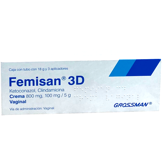 FEMISAN 3D 800 100MG CRA VAG TB 8G