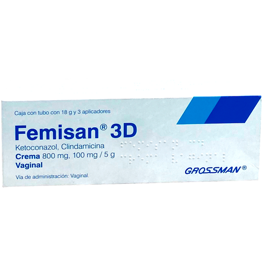 FEMISAN 3D 800 100MG CRA VAG TB 8G