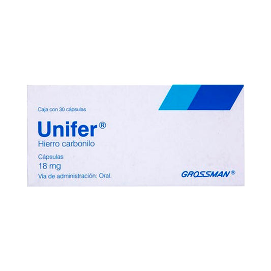 UNIFER 18 MG CAPS 30