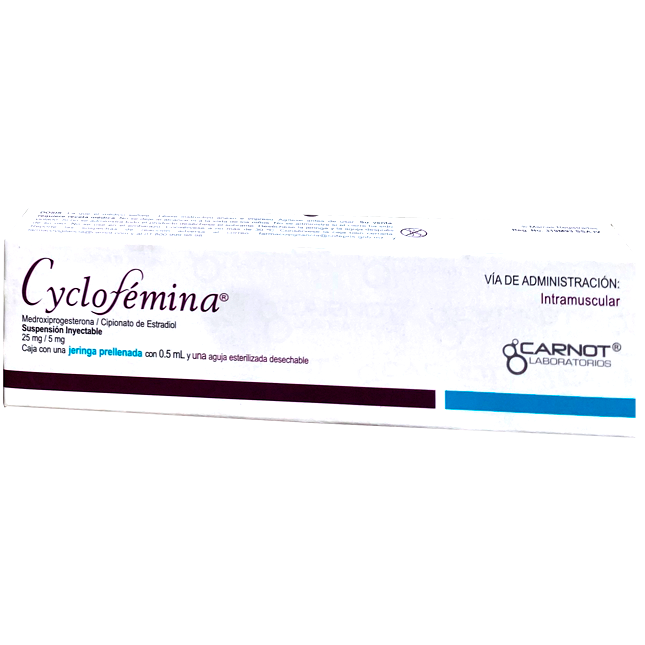 CYCLOFEMINA 25 5MGJGA PRE5ML 244