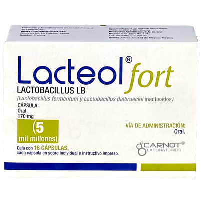 LACTEOL FORTE 170 MG CAPS 16 5MIL MILLONES
