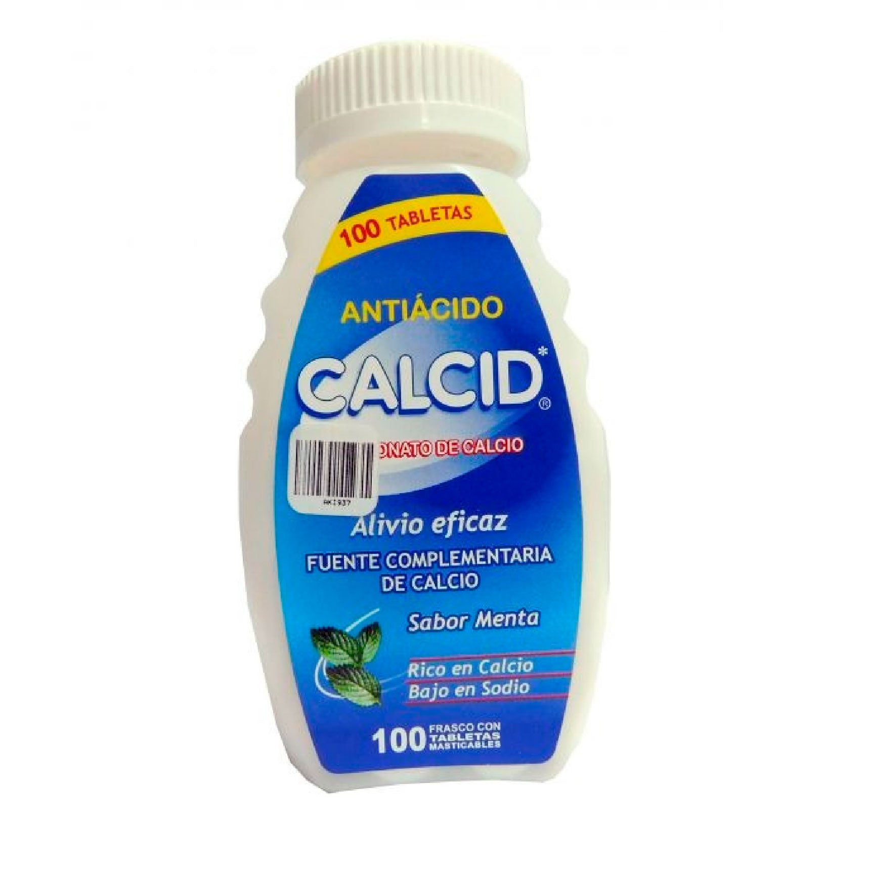CALCID MENTA FCO PAST 100 – Farmacias Popular El Molinito