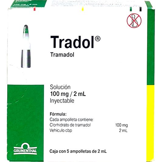 TRADOL 100 MG AMP 5X2 ML