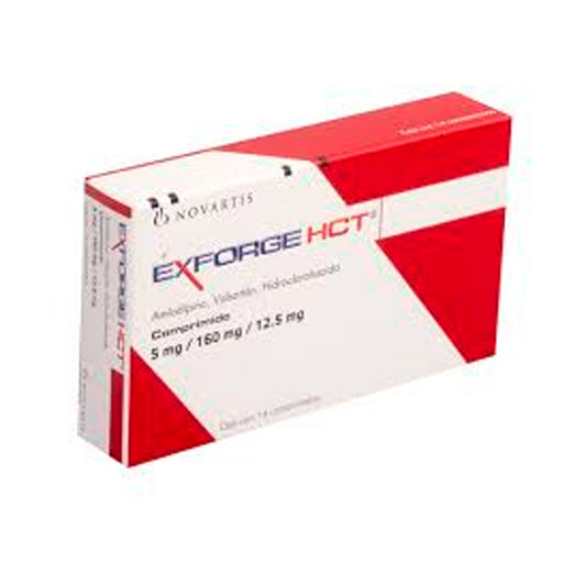 EXFORGE HCT 5 160 12 5 MG CPR 14