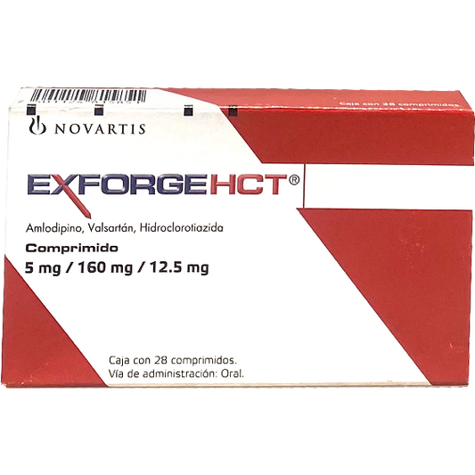EXFORGE HCT5 160 12 5MGCPR28