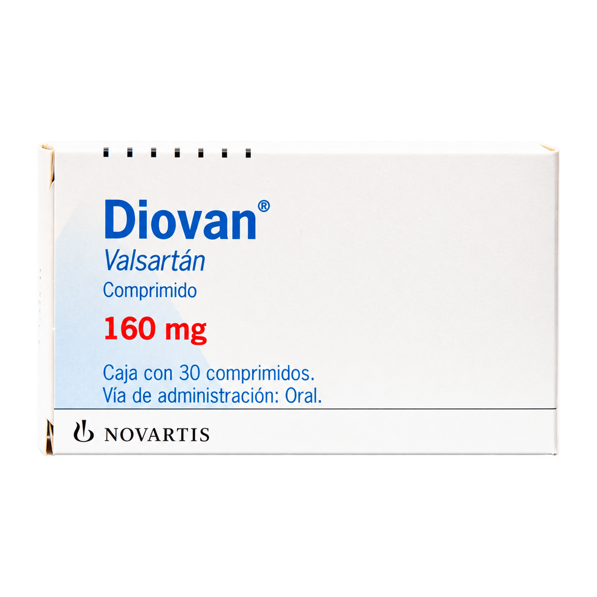 DIOVAN 30 COMPR 160MG — fondo transparente, formato 1:1