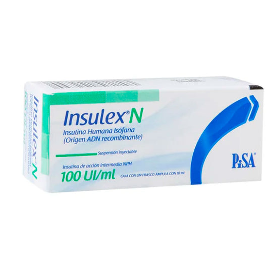 INSULEX N 100 UI AMP 1X10 ML