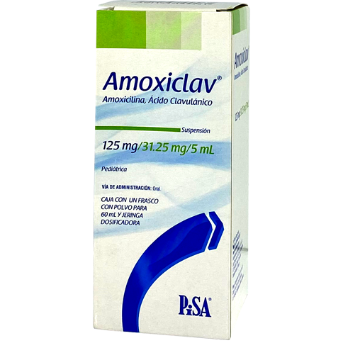 AMOXICLAV 125MG PED SUSP 60ML