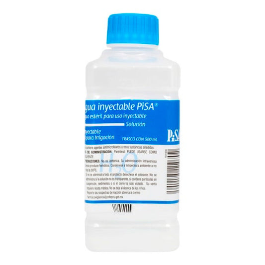 AGUA INYECTABLE ESTERIL 500ML PLAST