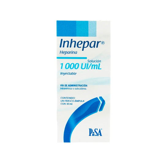 INHEPAR 1000 U AMP 10 ML 1558