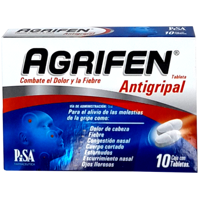 AGRIFEN 500 25 5 4MG TAB 10