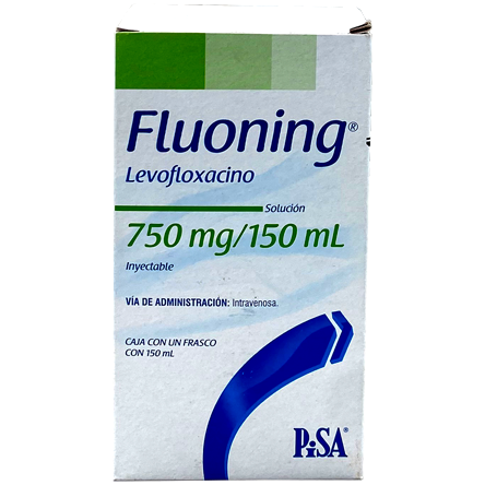 FLUONING 750MG 150ML SOL INY FCO