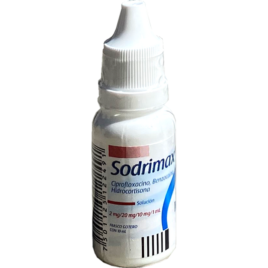 SODRIMAX 2 20 10MG OTICO 10ML