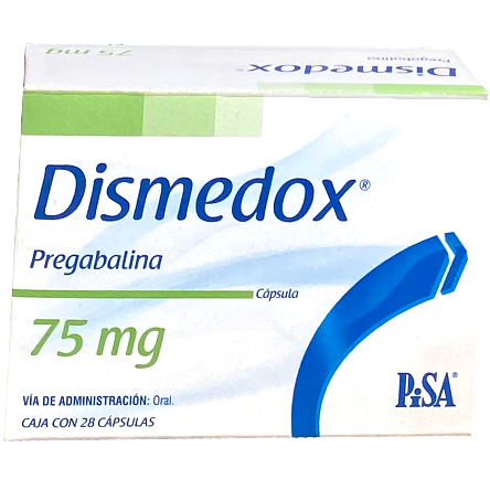 DISMEDOX 75 MG CAPS 28