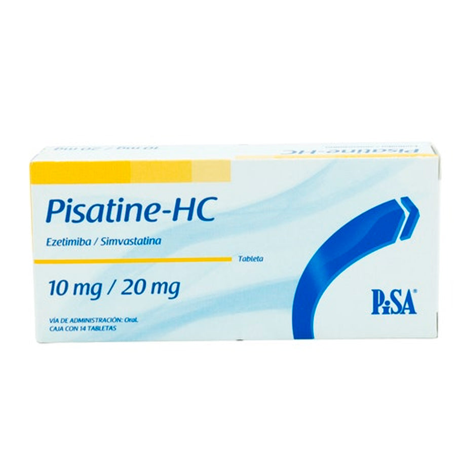 PISATINE HC 10 20 MG TAB 14